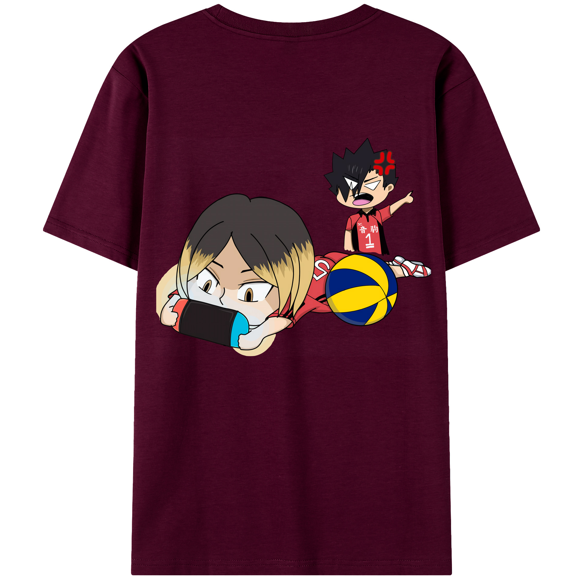 （画像用） ハイキュー!! Haikyu!! レディース半袖Tシャツ(バックプリント)